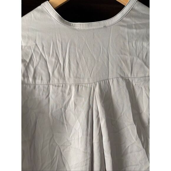 NWT Nouvelle Silk 95 Montenegro Tunic In Dolphin Grey Size Small - Picture 9 of 10